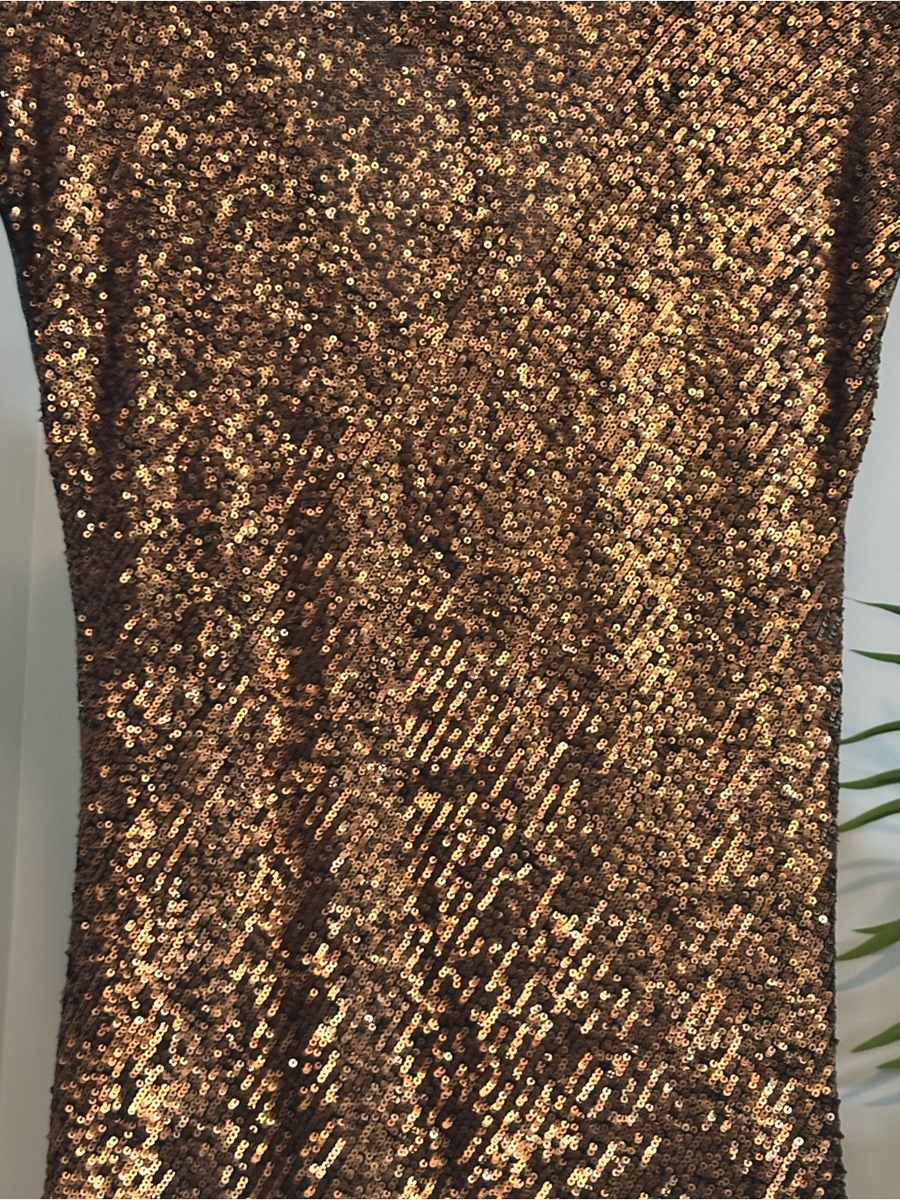 Johnny Was Bronze Sequin Maxi Dress - Picture 11 of 16